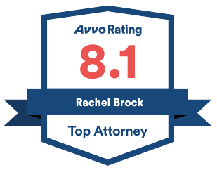 Avvo Rating 8.1 Rachel Brock