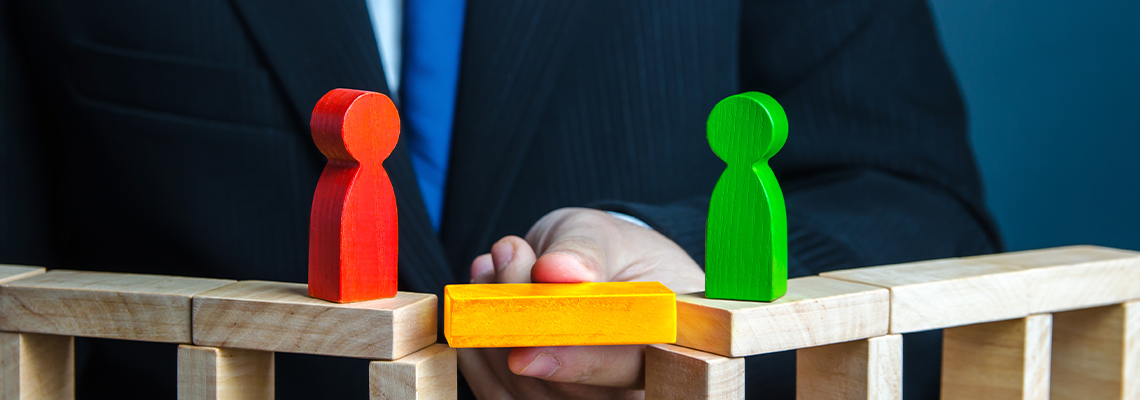 Mediator to remove the gap of understanding between people